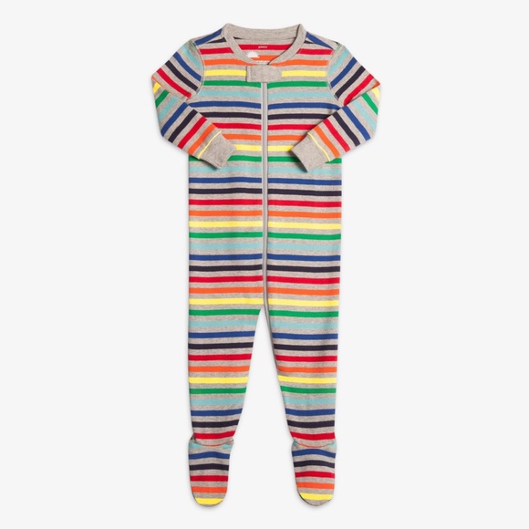 Primary Other - Primary Rainbow Footie (0-3m)